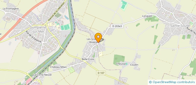 localisation de l'entreprise CONS PARENTS ELEVES DES GRANDES RIVIERES  SAINTE-SOULLE