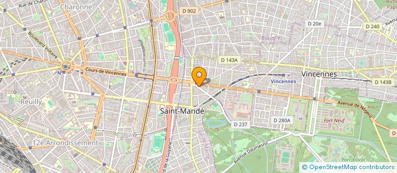 localisation de l'entreprise CONS'SUP à SAINT-MANDE