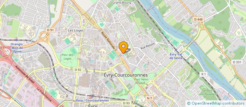 localisation de l'entreprise CONSAL à EVRY-COURCOURONNES