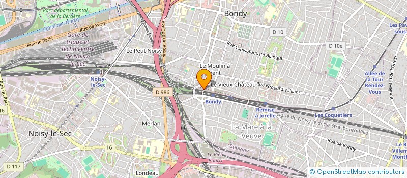 localisation de l'entreprise CONSCIENCE  BONDY