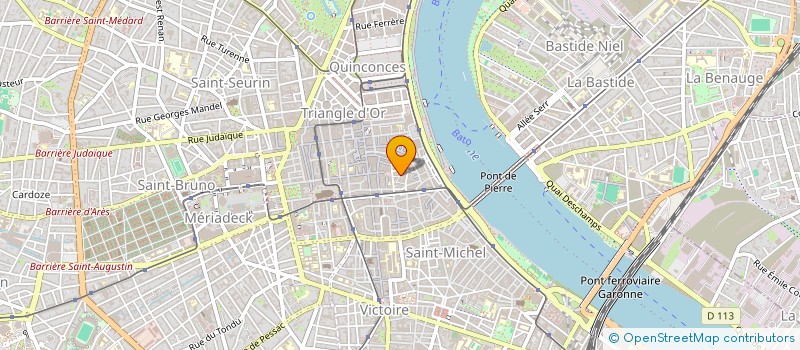 localisation de l'entreprise CONSCIENCE ACADEMIQUE  BORDEAUX