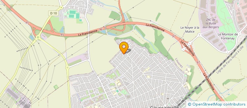 localisation de l'entreprise CONSCIENCE ET DEVELOPPEMENT CITOYEN  GOUSSAINVILLE