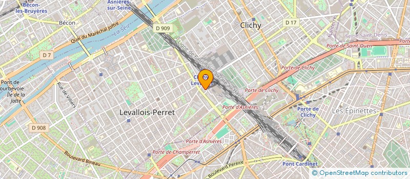 localisation de l'entreprise CONSCIENCE ET HARMONIE à LEVALLOIS-PERRET