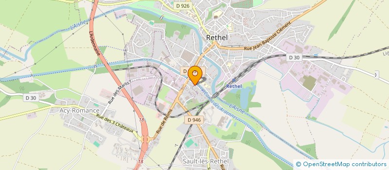 localisation de l'entreprise CONSCIENCE PREPA  SAULT-LES-RETHEL