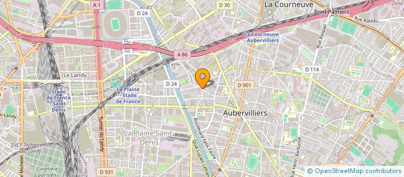 localisation de l'entreprise CONSCIENTS & AMBITIEUX à AUBERVILLIERS