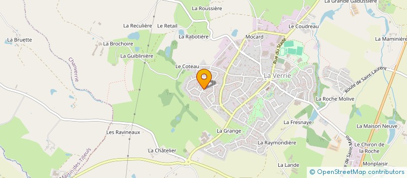 localisation de l'entreprise CONSCRITS 2004 LA VERRIE à CHANVERRIE