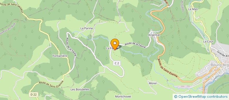 localisation de l'entreprise CONSCRITS 2027  BOURG-ARGENTAL