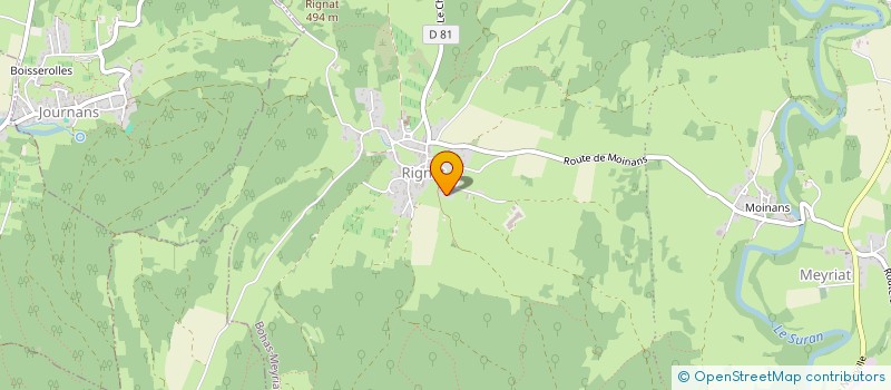 localisation de l'entreprise CONSCRITS BOHAS-MEYRIAT-RIGNAT ANNEE 0 ET 5  BOHAS-MEYRIAT-RIGNAT