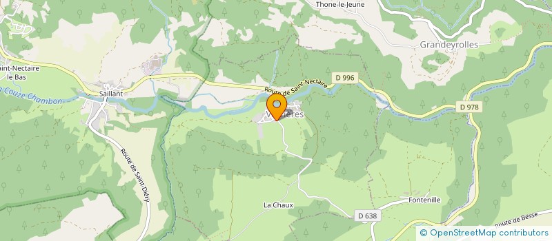 localisation de l'entreprise CONSCRITS DE CHAMPEIX  CHAMPEIX