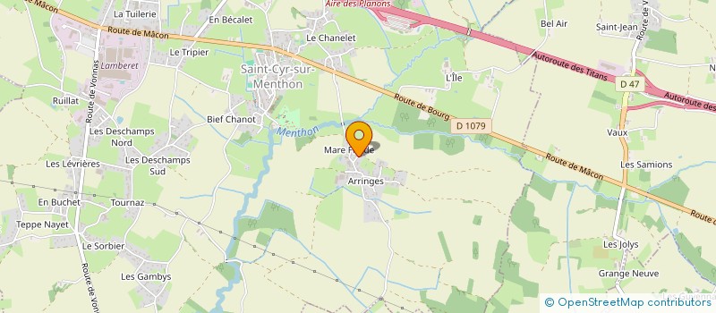 localisation de l'entreprise CONSCRITS DE SAINT-CYR-SUR-MENTHON DE LA CLASSE EN 4  SAINT-CYR-SUR-MENTHON