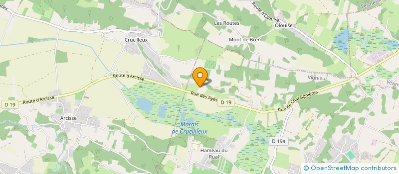 localisation de l'entreprise CONSCRITS DE VIGNIEU  VIGNIEU