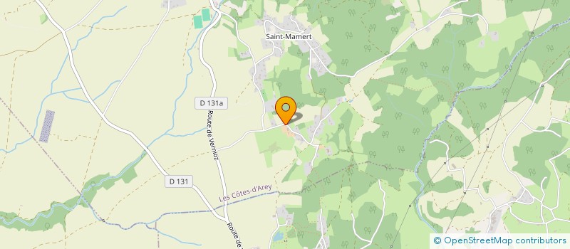 localisation de l'entreprise CONSCRITS DES COTES D'AREY  LES COTES-D'AREY