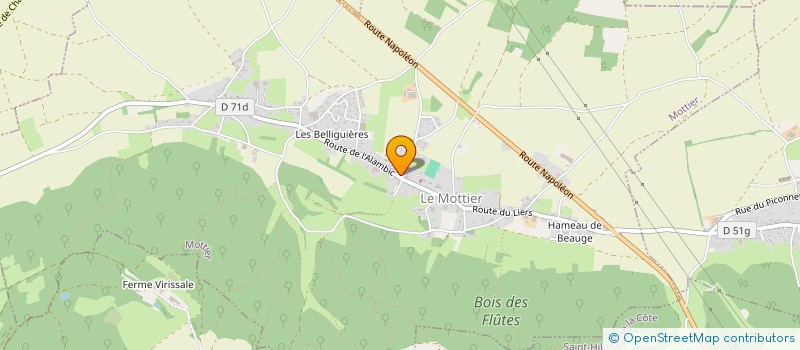 localisation de l'entreprise CONSCRITS DU MOTTIER  MOTTIER