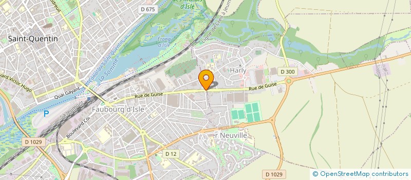 localisation de l'entreprise CONSDEC à SAINT-QUENTIN