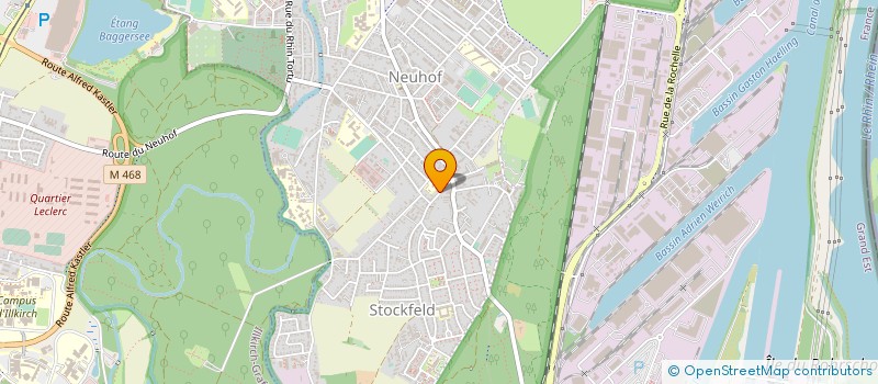 localisation de l'entreprise CONSE FABRI EGLISE CATHO SAINT IGNACE  STRASBOURG