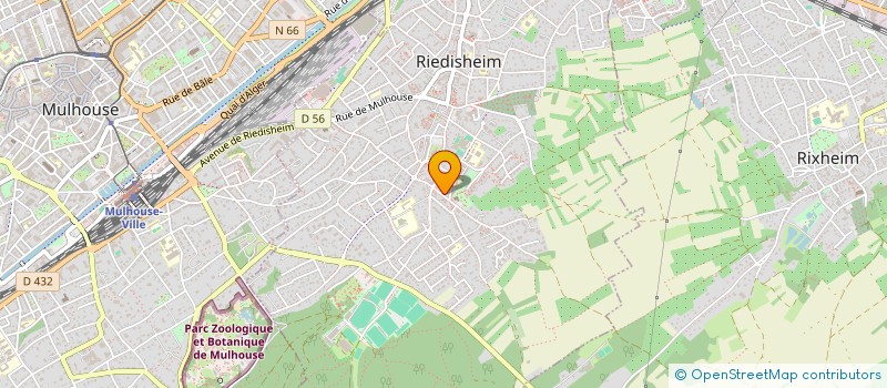 localisation de l'entreprise CONSE FABRI EGLISE CATHO SAINT JEAN-  RIEDISHEIM