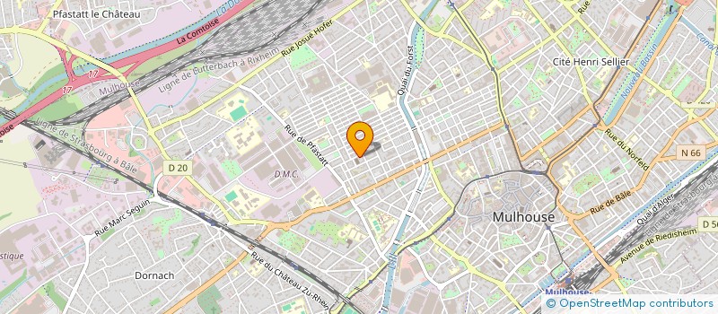 localisation de l'entreprise CONSE FABRI EGLISE CATHO SAINT-JOSEPH  MULHOUSE