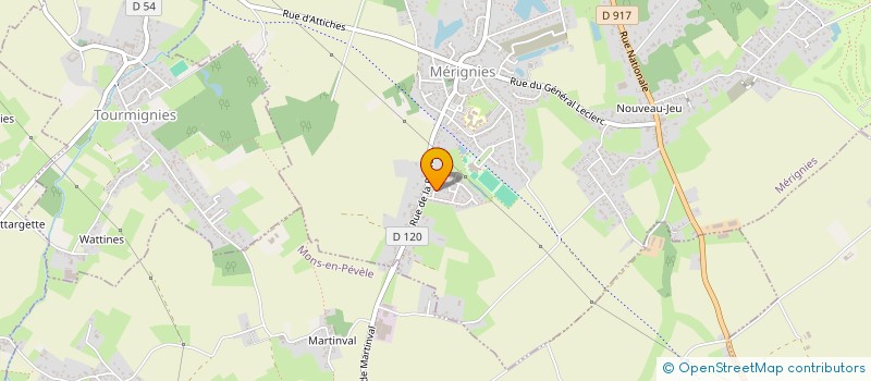 localisation de l'entreprise CONSEIL 2 VO à MERIGNIES