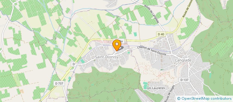 localisation de l'entreprise CONSEIL 30 34  SAINT-DIONISY