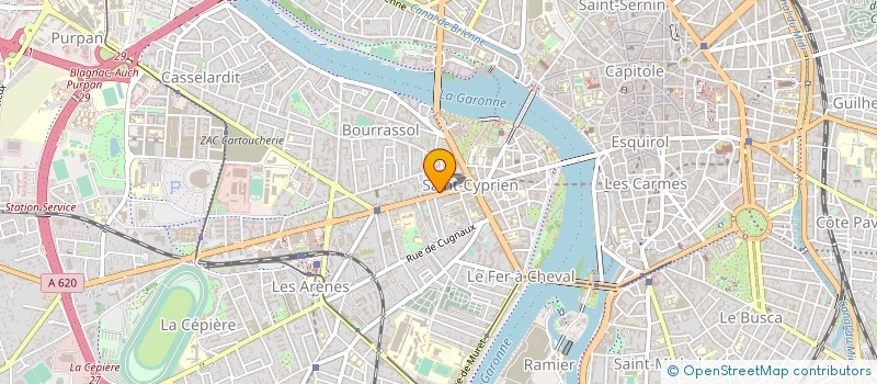 localisation de l'entreprise CONSEIL & ACTES - NOTAIRES PAR ABREVIATION CAN  TOULOUSE