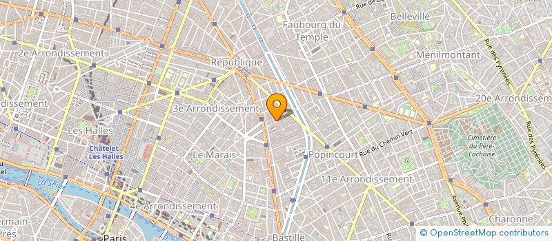 localisation de l'entreprise CONSEIL ACTION STYLE  PARIS