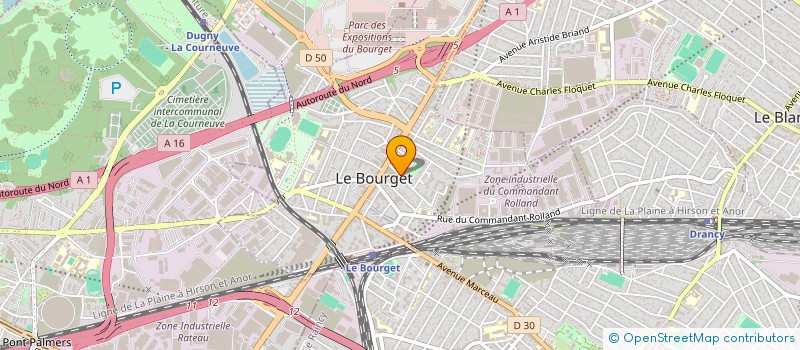 localisation de l'entreprise CONSEIL ADMINISTRATION ET PROMOTION DES VENTES à LE BOURGET