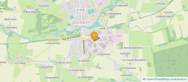 localisation de l'entreprise CONSEIL AIDE SOUTIEN à VALLONS-DE-L'ERDRE