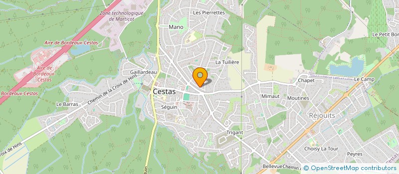 localisation de l'entreprise CONSEIL.AMENAGEMENT.DECORATION.SERVICES à CESTAS