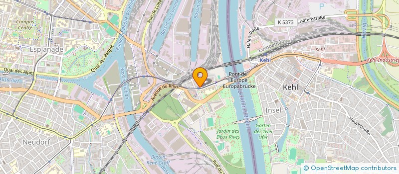 localisation de l'entreprise CONSEIL AMENAGEMENT EQUIP LOISIRS SPORTS à STRASBOURG