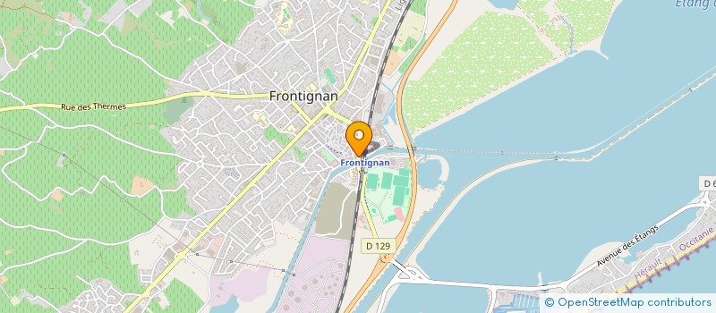 localisation de l'entreprise CONSEIL AMENAGEMENT FONCIER à FRONTIGNAN