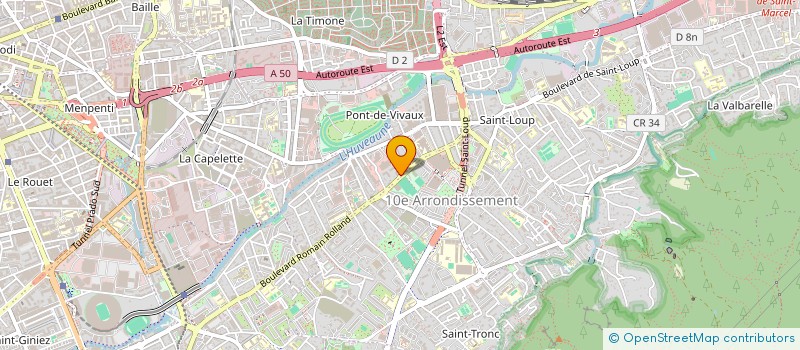 localisation de l'entreprise CONSEIL AMIANTE AZUR à MARSEILLE