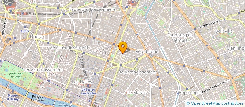 localisation de l'entreprise CONSEIL ANALYSE PROGRAMME INFORMATIQUE à PARIS