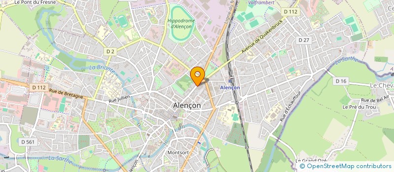 localisation de l'entreprise CONSEIL ARCHIT URBANISME ENVIRONNEM ORNE à ALENCON
