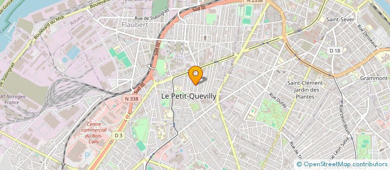 localisation de l'entreprise CONSEIL ARCHITEC URBANISME ENVIRONNEMENT à LE PETIT-QUEVILLY