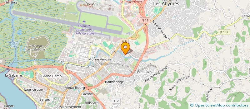 localisation de l'entreprise CONSEIL ARCHITEC URBANISME ENVIRONNEMENT à LES ABYMES