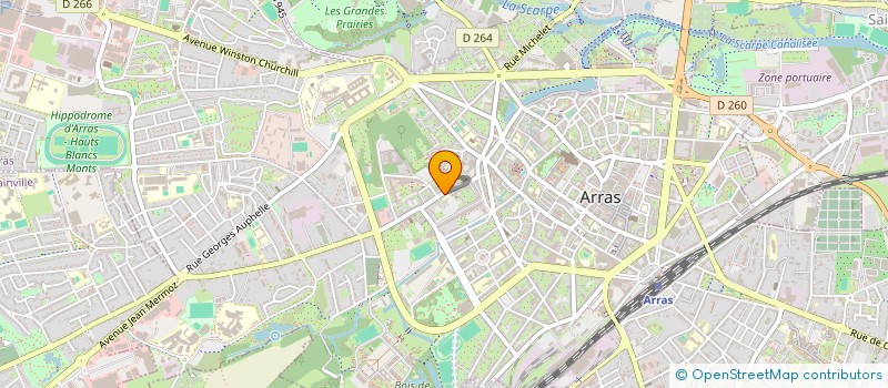 localisation de l'entreprise CONSEIL ARCHITEC URBANISME ENVIRONNEMENT à ARRAS
