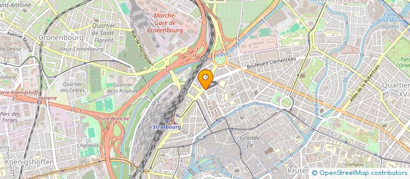 localisation de l'entreprise CONSEIL ASSISTANCE DROIT SOCIAL à STRASBOURG