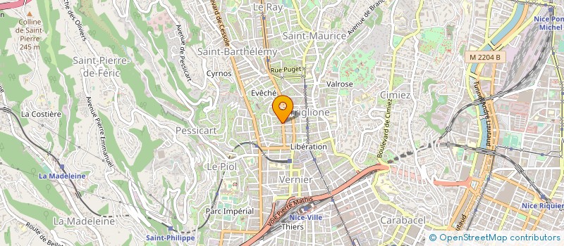 localisation de l'entreprise CONSEIL ASSISTANCE PISCINE à NICE