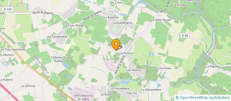 localisation de l'entreprise CONSEIL ASSISTANCE TECHNIQUE BRICOLAGE à CHATEAU-THEBAUD