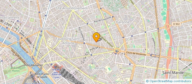 localisation de l'entreprise CONSEIL ASSOCIA IMMIGRES FRANC  PARIS