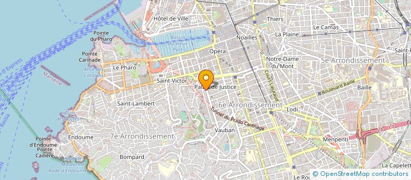 localisation de l'entreprise CONSEIL ASSUR PLACEMT EPARG CREDI COURTA  MARSEILLE