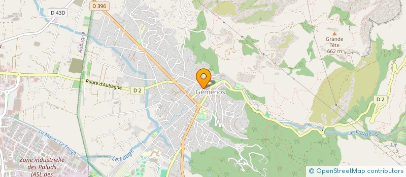 localisation de l'entreprise CONSEIL ASSURANCES COURTAGE  GEMENOS