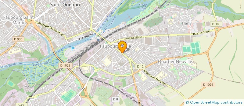 localisation de l'entreprise CONSEIL ASSURANCES ET FINANCES FRANCAISE à SAINT-QUENTIN