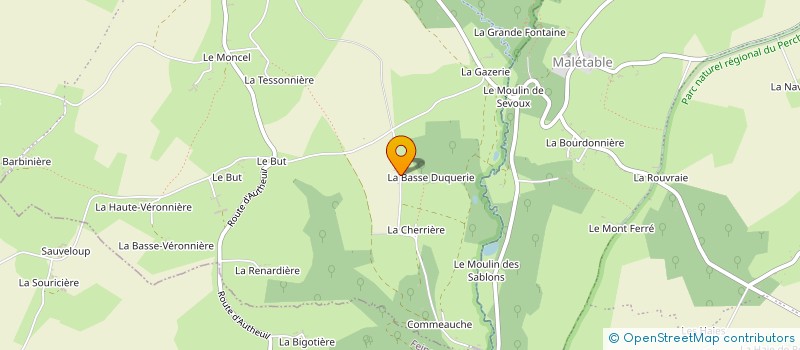 localisation de l'entreprise CONSEIL ASTREE à TOUROUVRE AU PERCHE