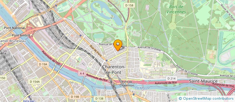localisation de l'entreprise CONSEIL AU SINGULIER à CHARENTON-LE-PONT