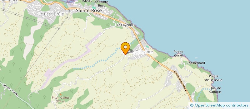 localisation de l'entreprise CONSEIL AUDIT ET GESTION ECONOMIQUE DES ENTREPRISES  SAINTE-ROSE