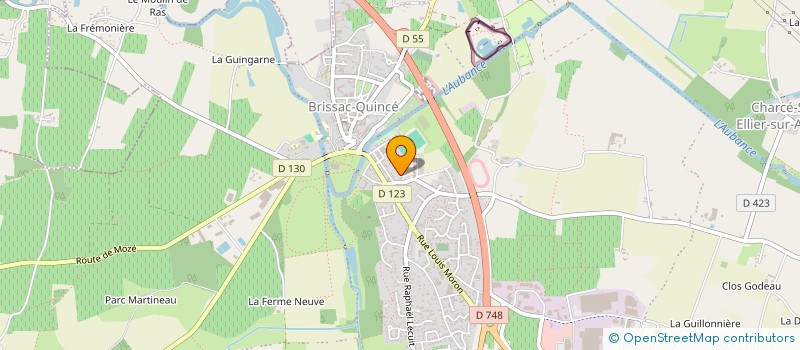 localisation de l'entreprise CONSEIL AUDIT FORMATION ALUR  BRISSAC LOIRE AUBANCE