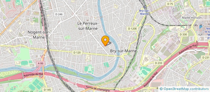 localisation de l'entreprise CONSEIL/AUDIT/SOCIAL à LE PERREUX-SUR-MARNE