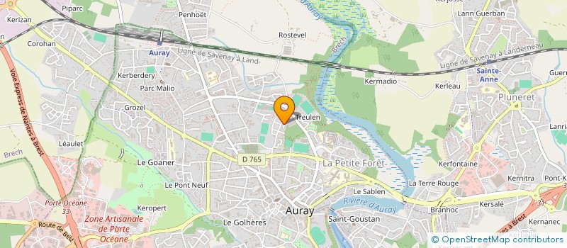 localisation de l'entreprise CONSEIL AUTO 56 à AURAY