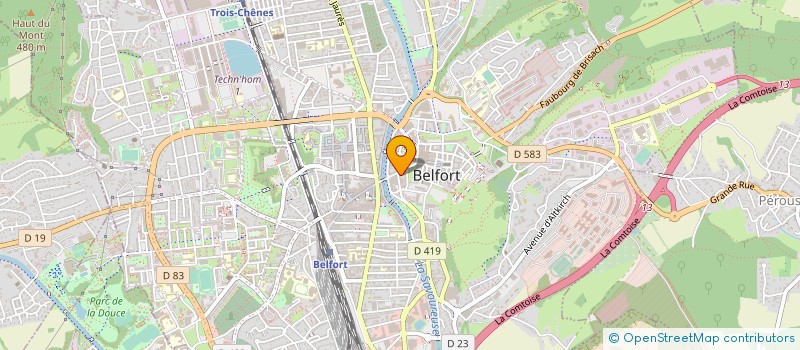 localisation de l'entreprise CONSEIL AVENIR PATRIMOINE à BELFORT